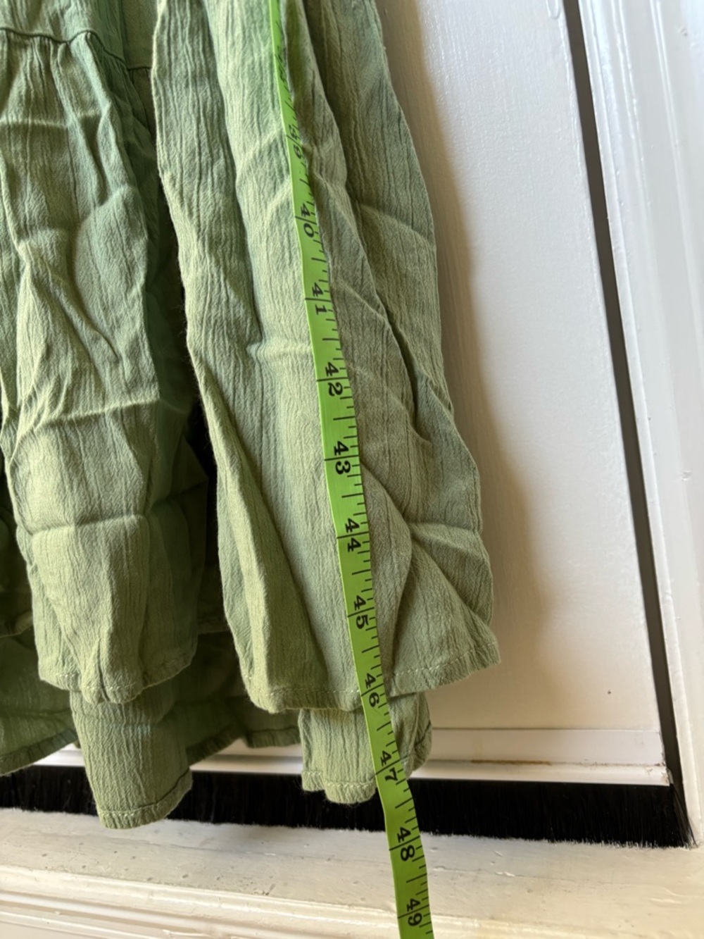 beachlunchlounge Sage Green V-Neck Maxi Dress - Picture 5 of 6